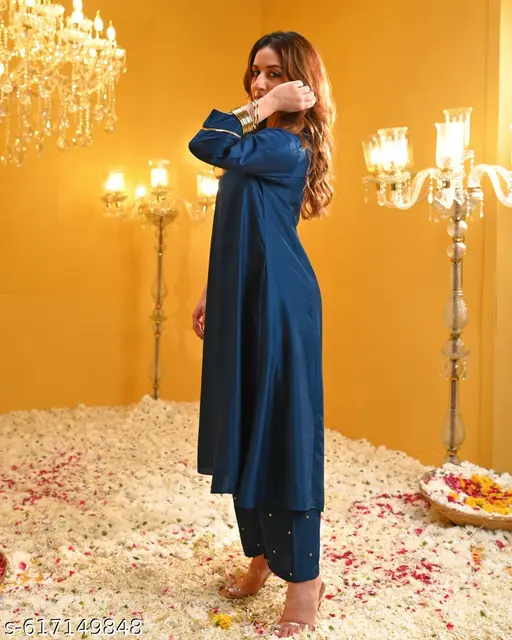 GoSriki Women's  Kurti With Bottomwear - p-a7fnvc - Image 3