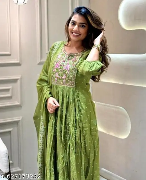 Latest Women Kurta Pant And Duptta Sets - p-adehyo - Image 2