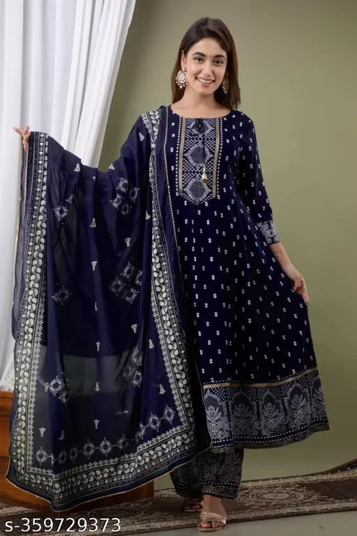 Radhe Kurti & Dupatta or Palazzo - p-5y68yl - Image 4