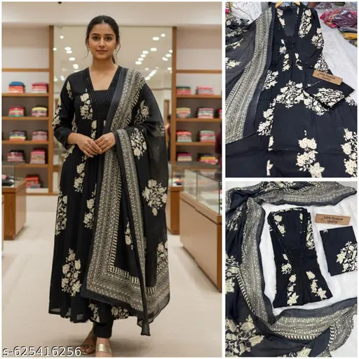 STLISH KURTA SET WITH DUPATTA - p-accu9t - Image 6